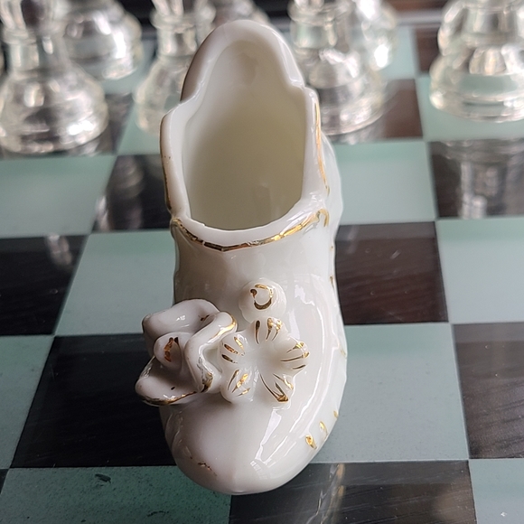 Japan Victorian high hill  Porcelain shoe - Picture 4 of 9